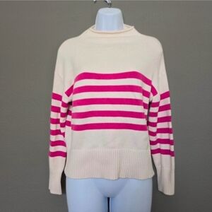 Truth by Republic Knit Striped Turtleneck Sweater size small